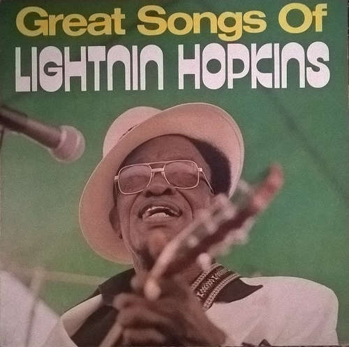 Cover Lightnin Hopkins* - Great Songs Of Lightnin Hopkins (LP, Comp, RE, Red) Schallplatten Ankauf