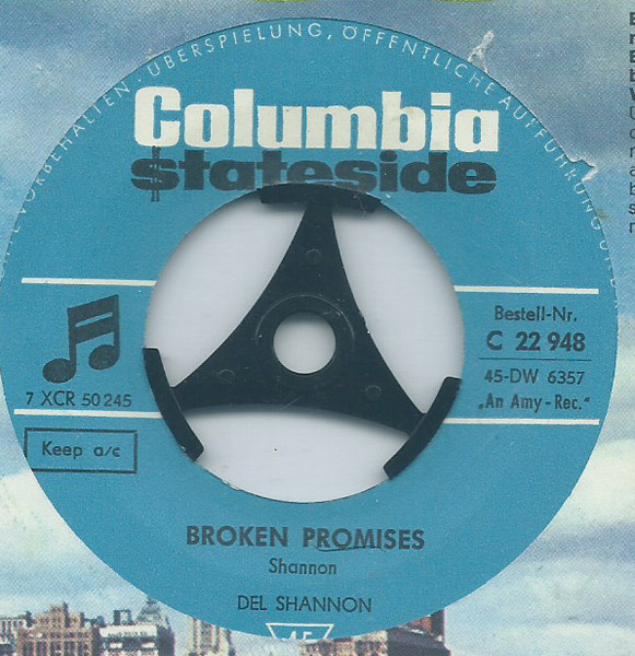 Bild Del Shannon - Keep Searchin' (We'll Follow The Sun) / Broken Promises (7, Single) Schallplatten Ankauf