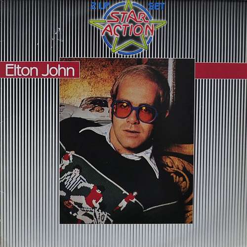 Cover Elton John - Star Action (2xLP, Comp) Schallplatten Ankauf