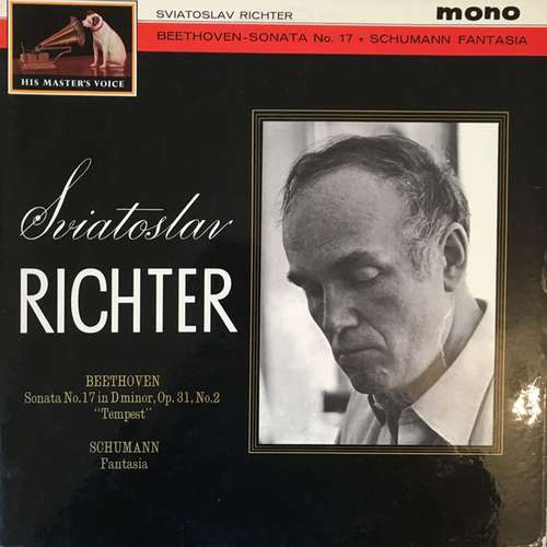 Cover Beethoven* / Schumann* : Sviatoslav Richter - Sonata In D Minor Tempest / Fantasia In C Major (LP, Album, Mono) Schallplatten Ankauf