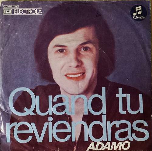 Cover Adamo - Quand Tu Reviendras (7, Single) Schallplatten Ankauf