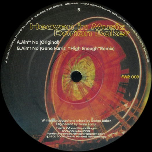 Cover Dorian Baker - Heaven In Music (12) Schallplatten Ankauf
