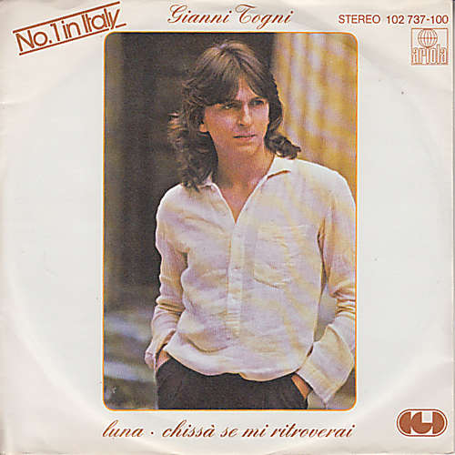 Cover Gianni Togni - Luna (7, Single) Schallplatten Ankauf