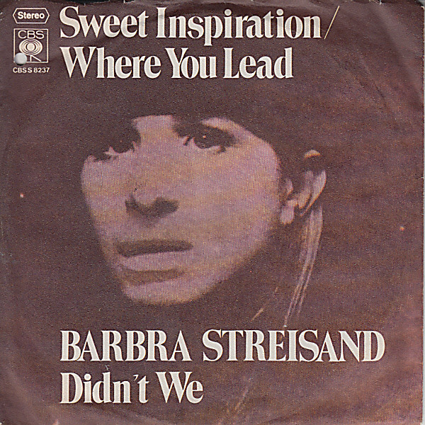 Cover Barbra Streisand - Sweet Inspiration / Where You Lead (7, Single) Schallplatten Ankauf