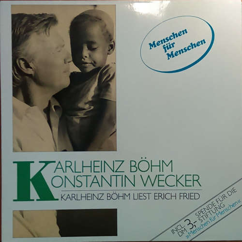 Cover Karlheinz Böhm, Konstantin Wecker - Karlheinz Böhm Liest Erich Fried begleitet von Konstantin Wecker (LP, Album) Schallplatten Ankauf
