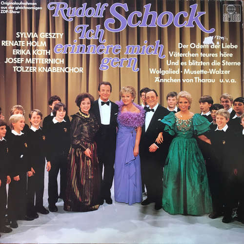 Cover Rudolf Schock - Ich Erinnere Mich Gern (LP, Album, Comp) Schallplatten Ankauf