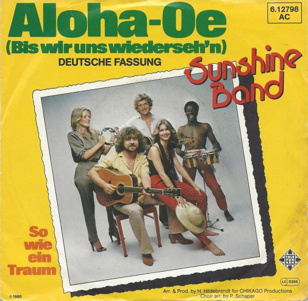Cover Sunshine Band - Aloha-Oe (Bis Wir Uns Wiedersehen) (7, Single) Schallplatten Ankauf