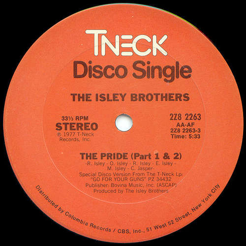 Cover The Isley Brothers - The Pride (12, Single) Schallplatten Ankauf
