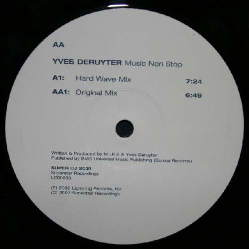 Cover Yves Deruyter - Music Non Stop (12) Schallplatten Ankauf