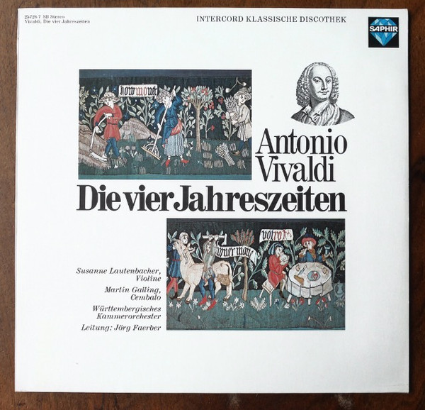 Cover Antonio Vivaldi - Die vier Jahreszeiten (12, Mono) Schallplatten Ankauf