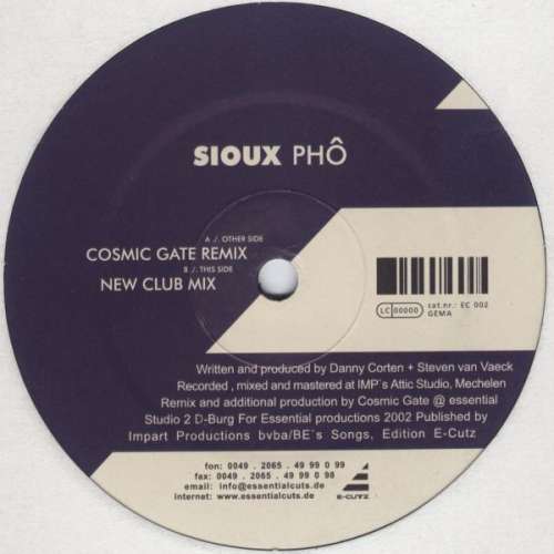 Cover Sioux - Phô (12) Schallplatten Ankauf