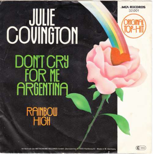 Bild Julie Covington - Don't Cry For Me Argentina (7, Single) Schallplatten Ankauf