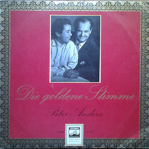 Cover Peter Anders (2) - Die Goldene Stimme (LP, Comp, Mono) Schallplatten Ankauf