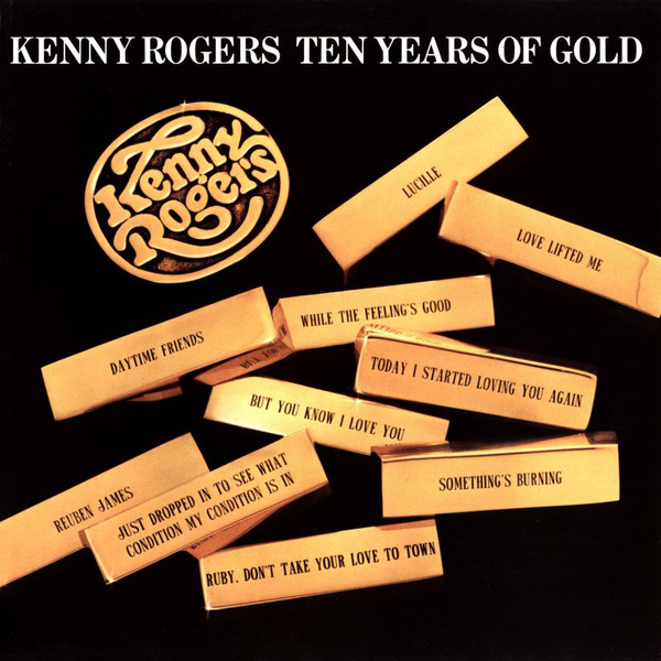 Cover Kenny Rogers - Ten Years Of Gold (LP, Comp) Schallplatten Ankauf
