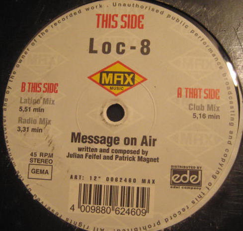Cover Loc-8 - Message On Air (12, Maxi) Schallplatten Ankauf