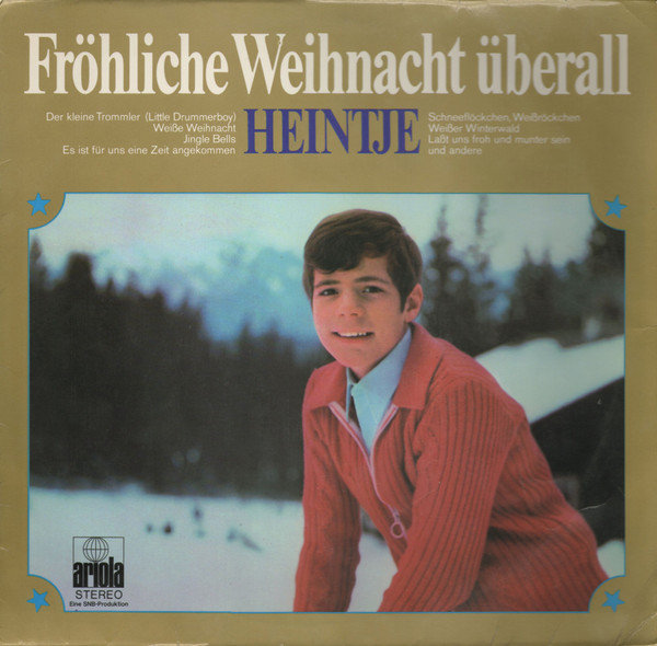 Cover Heintje - Fröhliche Weihnacht Überall (LP, Album) Schallplatten Ankauf