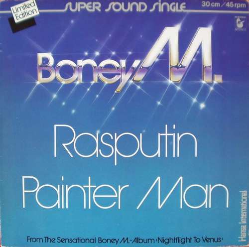 Cover Boney M. - Rasputin / Painter Man (12, Maxi, Ltd) Schallplatten Ankauf