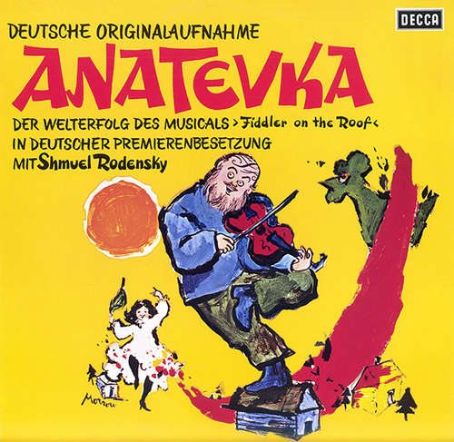 Cover Shmuel Rodensky - Anatevka - Deutsche Originalaufnahme (LP, Album, RE) Schallplatten Ankauf