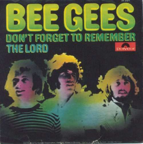 Cover Bee Gees - Don't Forget To Remember  (7, Single, Mono) Schallplatten Ankauf