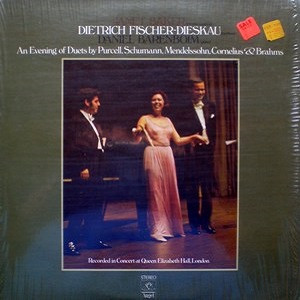 Cover Janet Baker, Dietrich Fischer-Dieskau, Daniel Barenboim - An Evening Of Duets (LP, Album) Schallplatten Ankauf