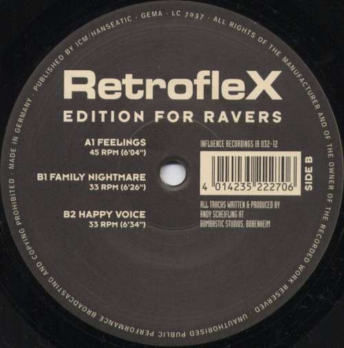 Cover RetrofleX (2) - Edition For Ravers (12) Schallplatten Ankauf