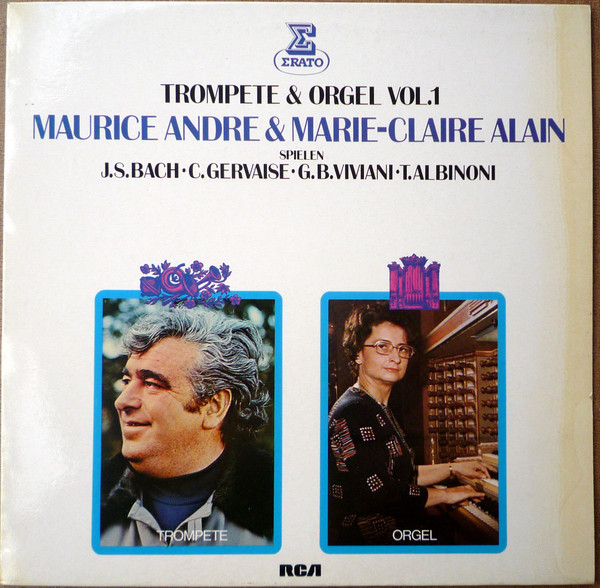 Cover Maurice Andre* & Marie-Claire Alain - Trompete & Orgel  Vol.1 (LP, Album, Club) Schallplatten Ankauf