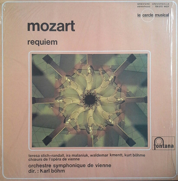 Cover Mozart* - Orchestre Symphonique De Vienne* Dir: Karl Böhm - Requiem (LP) Schallplatten Ankauf
