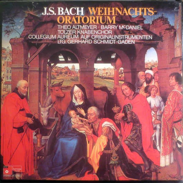 Cover J.S. Bach*, Tölzer Knabenchor, Collegium Aureum, Gerhard Schmidt-Gaden - Weihnachtsoratorium (3xLP, Album) Schallplatten Ankauf