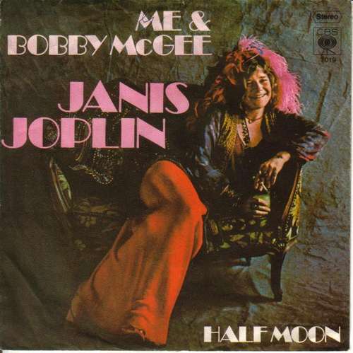 Cover Janis Joplin - Me And Bobby McGee / Half Moon (7, Single) Schallplatten Ankauf