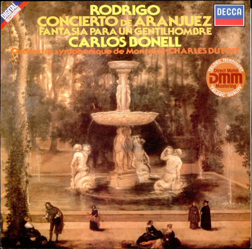 Cover Rodrigo*, Carlos Bonell, Charles Dutoit, L'Orchestre Symphonique De Montreal - Concierto De Aranjuez / FantasÃa Para Un Gentilhombre (LP) Schallplatten Ankauf