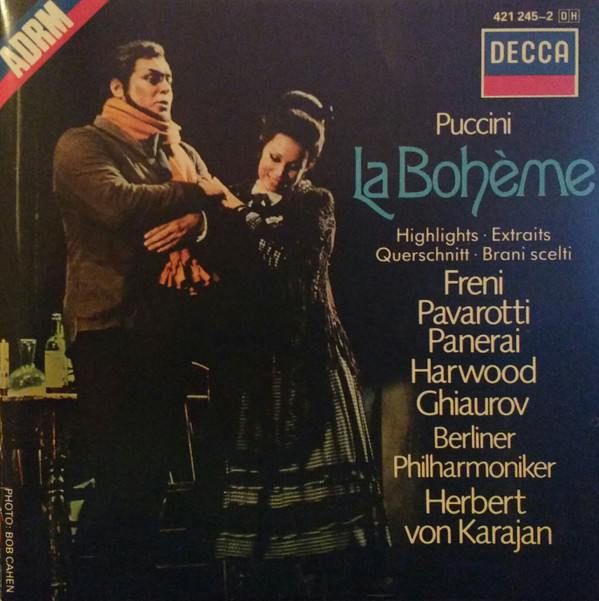 Cover Puccini*, Orchester Der Deutschen Oper Berlin, Berliner Philharmoniker, Herbert von Karajan - La Bohème - Highlights (CD, RM) Schallplatten Ankauf