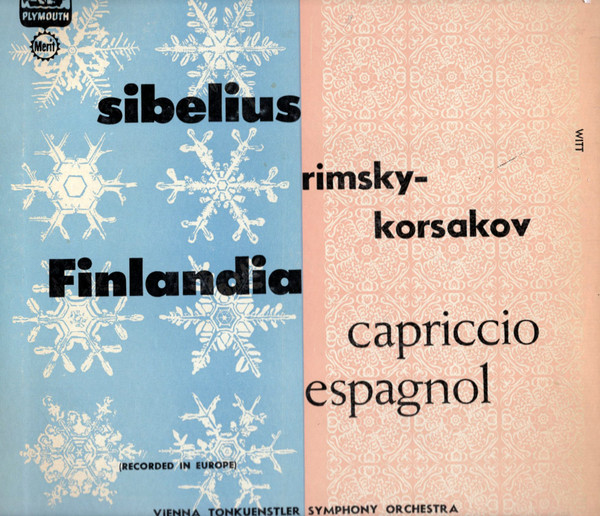 Bild Sibelius*, Rimsky-Korsakov*, Vienna Tonkuenstler Symphony Orchestra* - Finlandia / Capricio Espagnol (10, Album, Mono) Schallplatten Ankauf