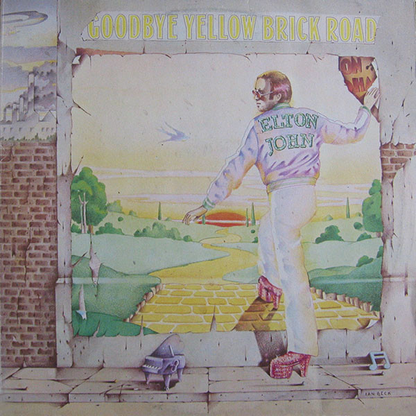 Cover Elton John - Goodbye Yellow Brick Road (2xLP, Album, Tri) Schallplatten Ankauf