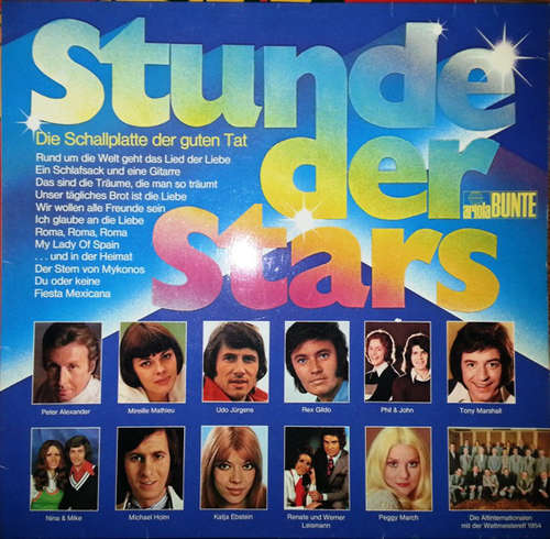 Bild Various - Stunde Der Stars - Die Schallplatte Der Guten Tat (LP, Comp) Schallplatten Ankauf