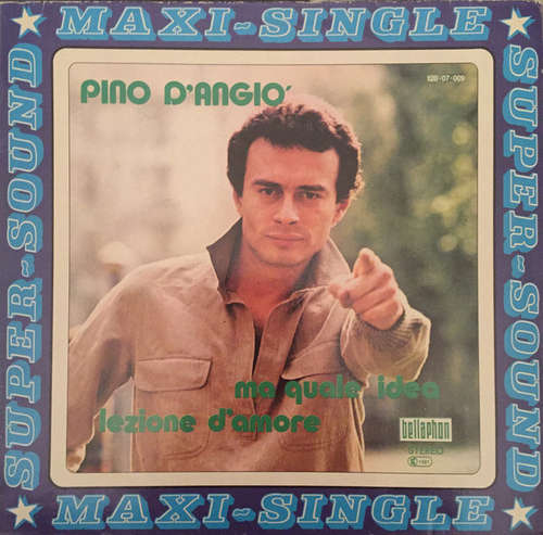 Cover Pino D'Angiò - Ma Quale Idea / Lezione D'Amore (12, Maxi) Schallplatten Ankauf