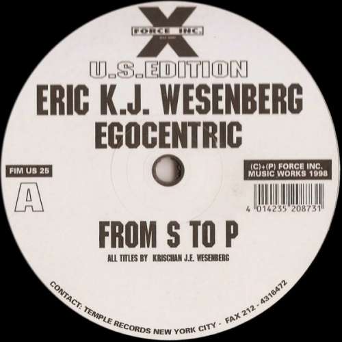 Cover Eric K.J. Wesenberg* - Egocentric (12) Schallplatten Ankauf