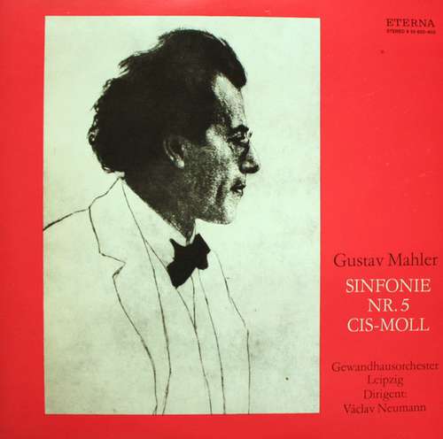 Cover Gustav Mahler - Gewandhausorchester Leipzig , Dirigent Václav Neumann - Sinfonie Nr. 5 Cis-Moll (2xLP, Gat) Schallplatten Ankauf