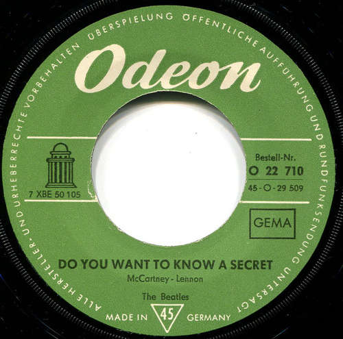 Cover The Beatles - Do You Want To Know A Secret (7, Single) Schallplatten Ankauf