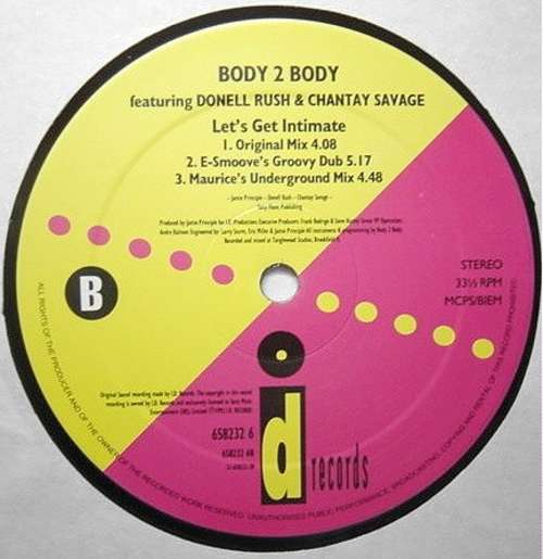 Cover Body 2 Body Featuring Donell Rush* & Chantay Savage - Let's Get Intimate (12) Schallplatten Ankauf