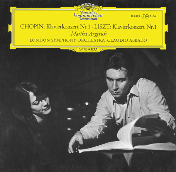 Cover Chopin* / Liszt* – Martha Argerich, London Symphony Orchestra* · Claudio Abbado - Klavierkonzert Nr. 1 / Klavierkonzert Nr. 1 (LP) Schallplatten Ankauf
