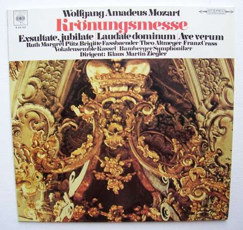 Cover Wolfgang Amadeus Mozart - Krönungsmesse / Motette Exsultate, Jubilate / Laudate Dominum / Ave Verum Corpus (LP) Schallplatten Ankauf