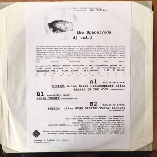 Cover Various - Spacefrog DJ Vol. 3 (12, Promo, W/Lbl) Schallplatten Ankauf
