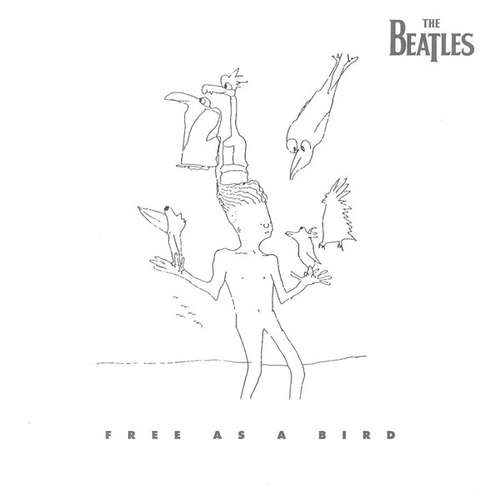 Cover The Beatles - Free As A Bird (7, Single) Schallplatten Ankauf
