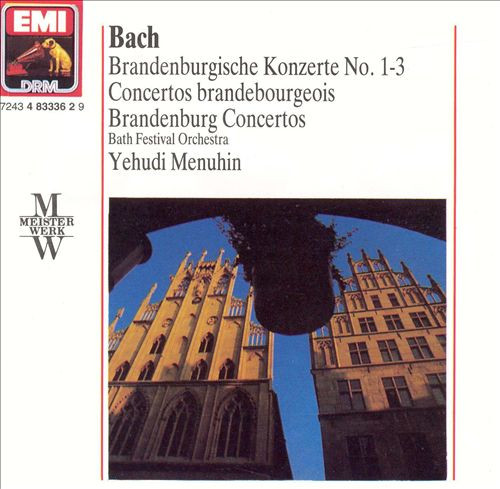 Cover Bach* - Bath Festival Orchestra, Yehudi Menuhin - Brandenburgische Konzert No. 1-3 (CD, RM) Schallplatten Ankauf