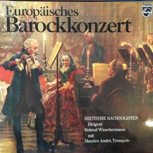 Cover Deutsche Bachsolisten - Helmut Winschermann, Maurice André - Europäisches Barockkonzert (2xLP, Album) Schallplatten Ankauf