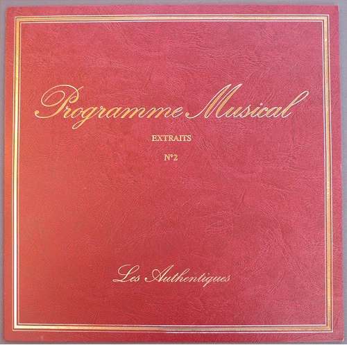 Cover Various - Programme Musical, Extraits N°2 (LP, Comp) Schallplatten Ankauf