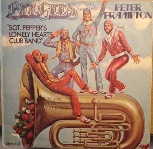 Cover Bee Gees, Peter Frampton - Sgt. Pepper's Lonely Hearts Club Band / With A Little Help From My Friends (7, Single, RE) Schallplatten Ankauf