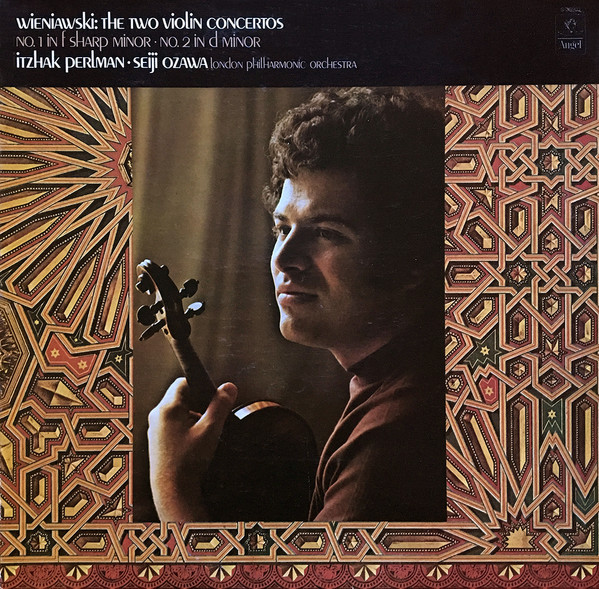 Cover Wieniawski*, Itzhak Perlman, Seiji Ozawa, The London Philharmonic Orchestra - The Two Violin Concertos (LP, Album) Schallplatten Ankauf