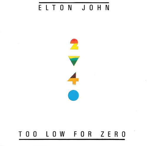 Cover Elton John - Too Low For Zero (CD, Album) Schallplatten Ankauf