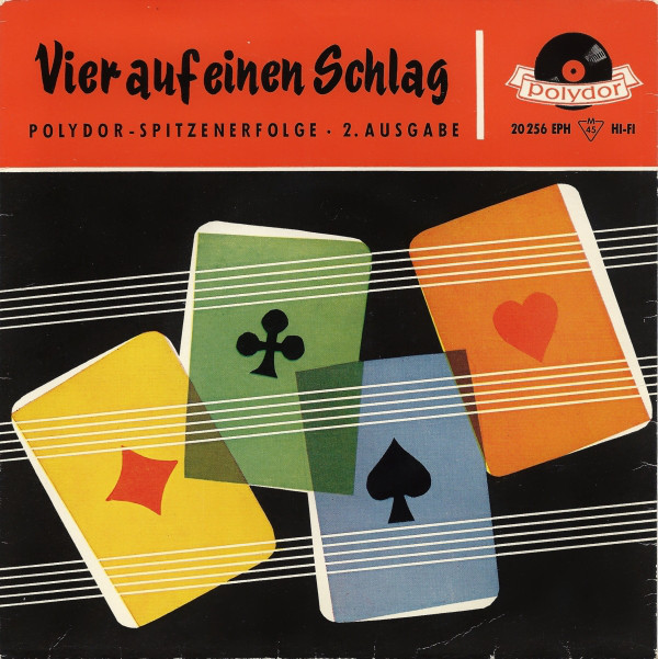 Cover Peter Alexander / Dick Dobby Und Sein Ensemble - Vier Auf Einen Schlag (Polydor-Spitzenerfolge - 2. Ausgabe) (7, EP, Mono) Schallplatten Ankauf